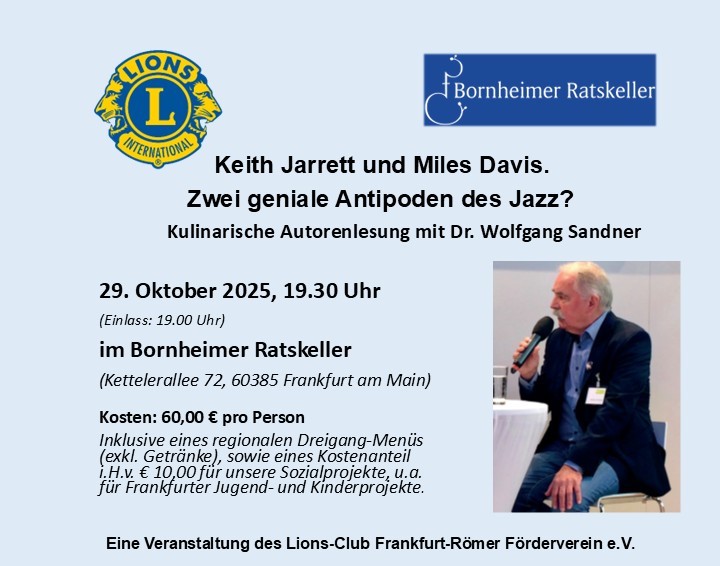 Werbeflyer für die Veranstaltung